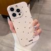 Роскошный милый чехол для телефона с узором в горошек на волне для IPhone 17 16 15 14 13 12 Pro Max 17air Глянцевый ударопрочный чехол для телефона Подарок для девушки