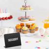 20pcs 4 X 3 Inches Mini Chalkboard Table Tent Sign Chalkboard Buffet Tags Food Label For Party Tabletop Chalkboard Signs,zxl