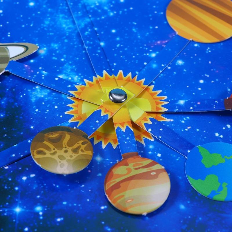 Набор «Сделай сам: Модель Солнечной системы» - Научный эксперимент, Игрушка для детей, STEM-образование, Технологическая головоломка, Игрушка для изучения планет для детей