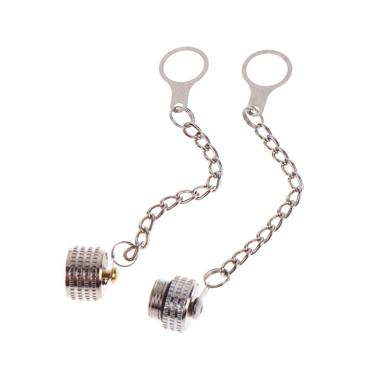 M12 Connector Dust Cover Rust Resistant Metal Waterproof Inner Outer Thread Cap for Telecommunication Tower Wiring