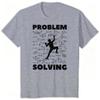Problem Solving Math Tshirts for Unisex Unisex Funny Climbing Math Graphic T Shirts Sport Climber Short Sleeve Tee Tops