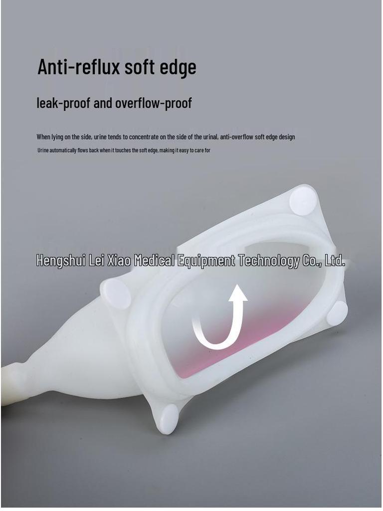 Leakproof Silicone Urine Collector for Men and Women - Ideal for Elderly, Bedridden, or Paralyzed Individuals.