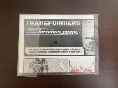 Takara Tomy Трансформеры APS-01U Азиатский Премиум Ультимативный Оптимус Прайм Спарк