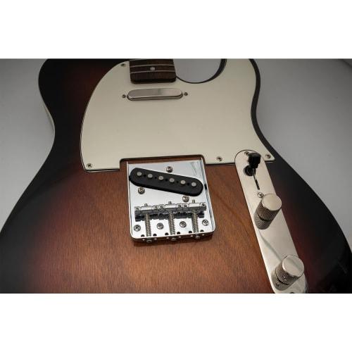 Musiclily Basic Бридж для Telecaster в винтажном стиле с шагом 10,8 мм и 3-мя седлами для электрогитар TL, хром