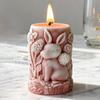 Molds For Candles Bunny Flower Plaster Ornaments Soap Casting Wax Mould For Home Room Wedding Dinner Table Decoration