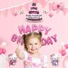 Воздушные шары для вечеринки Hello Kitty Включают баннер «С Днем Рождения» и воздушный шар