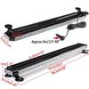 12V 23inch Double Side LED Strobe Light Bar Amber Emergency Hazard Warning Safety Beacon Flashing Light for Vehicles Cars Tow