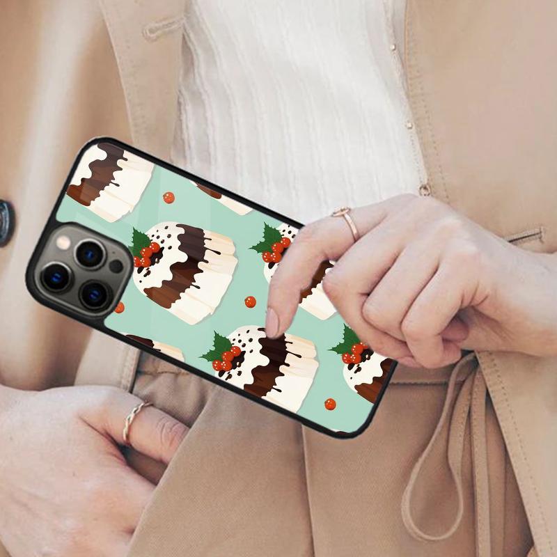 Christmas Pudding Magnetic Phone Case For APPLE iPhone 17 Air 16 14 13 12 Pro Max 15 Plus Wireless Charge With MagSafe Cover