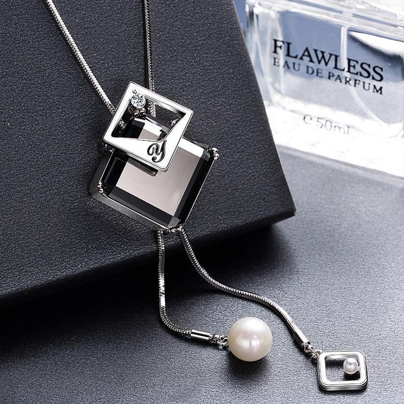 2021 Новое женское универсальное высококачественное декоративное ожерелье-свитер с подвеской