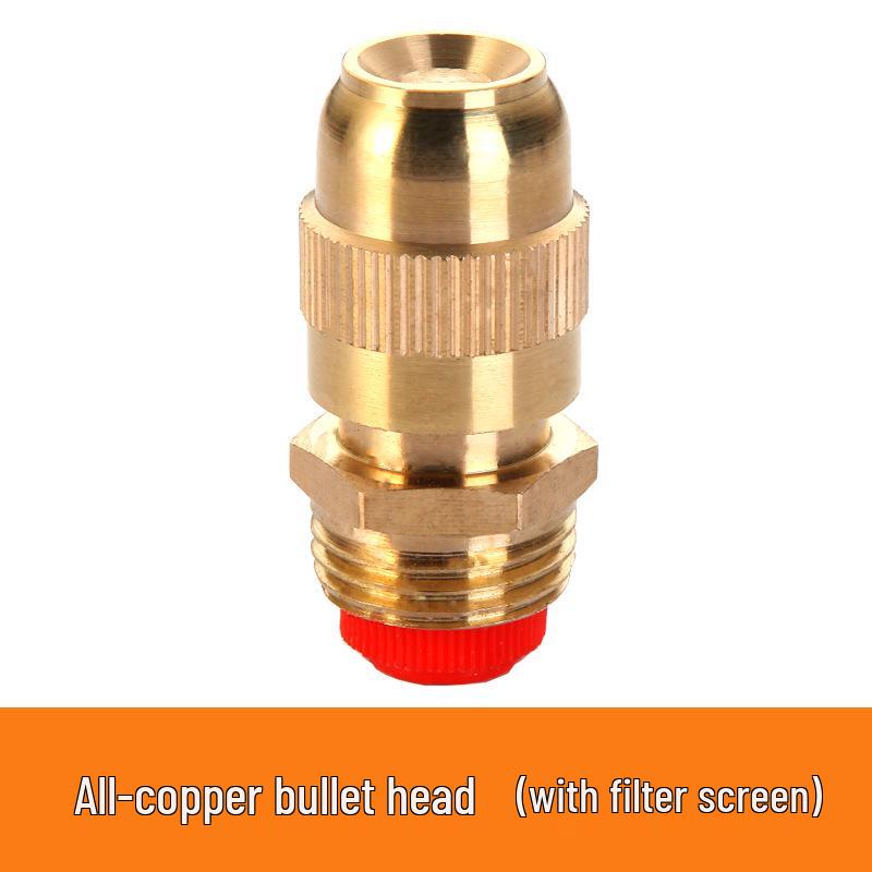 All-Copper Atomizing Nozzle for Dust Control and Cooling in Construction Sites and Agriculture