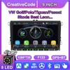 Автомагнитола 2 DIN, 9 дюймов, для VW/Volkswagen Skoda Octavia golf 5 6 touran passat B6 polo Jetta Coche Seat, Android Auto, Мультимедийный плеер