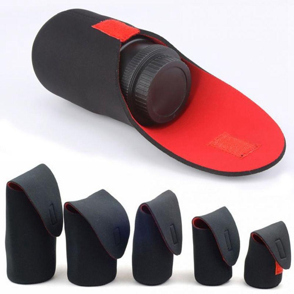 Soft Neoprene Camera Case 5 Size Photography Protective Bag New Camera Lens Cover  Camera Lens