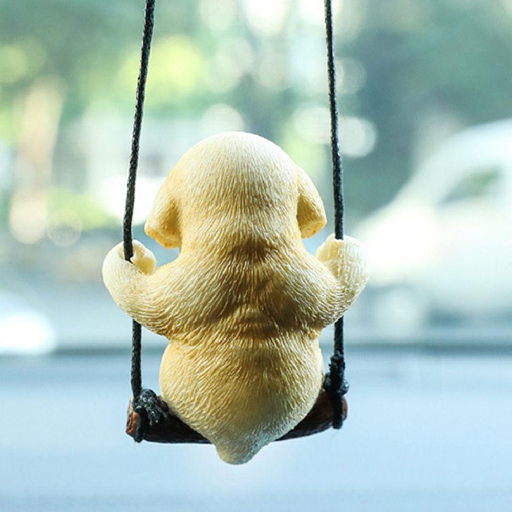 Обезьяна Подвеска на окно автомобиля Лабрадор Украшение для зеркала заднего вида Декорация