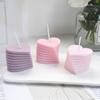 1Pc 3D Heart-Shaped Candle Silicone Mold Diy Handmade Candle Decoration Mold