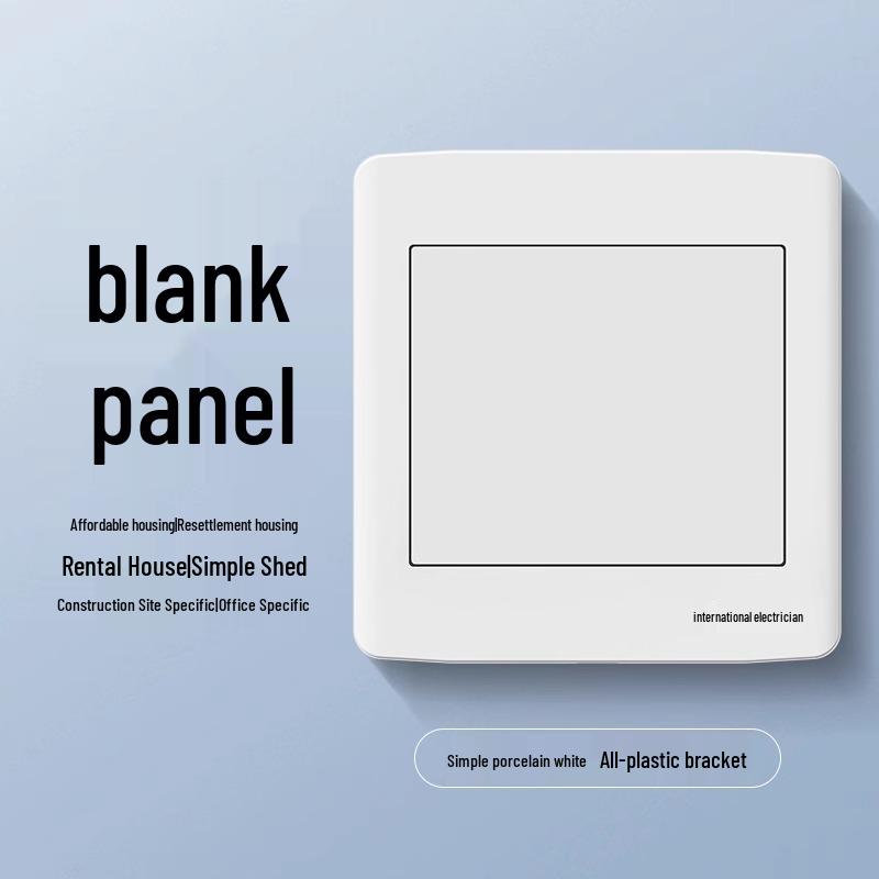 International Electric 1-Gang 4-Way Wall Switch Panel with Triple Button for Bedside Lamp