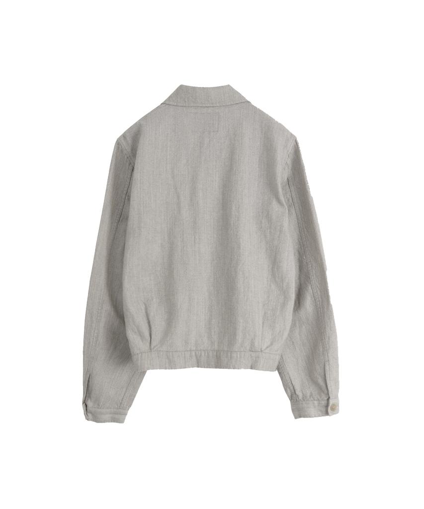 Brownyard Boiled Wool Twill Jacket, Stone