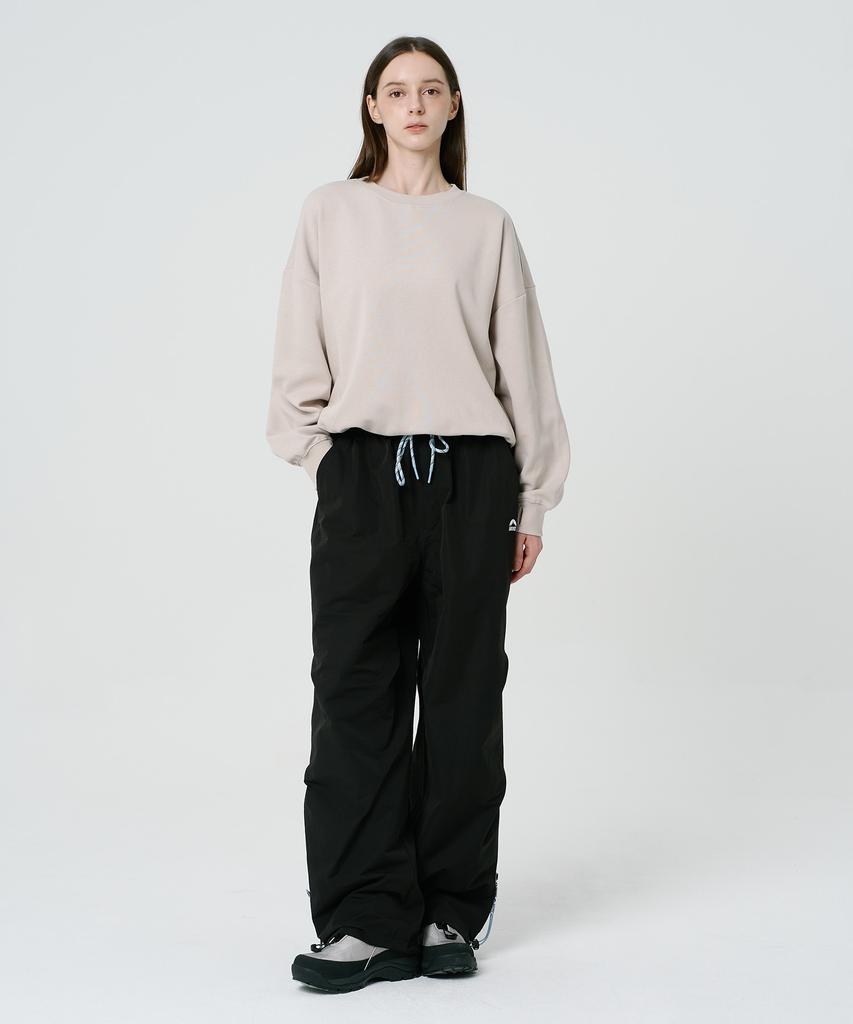 SANRO [Unisex] Side String Pants - Black