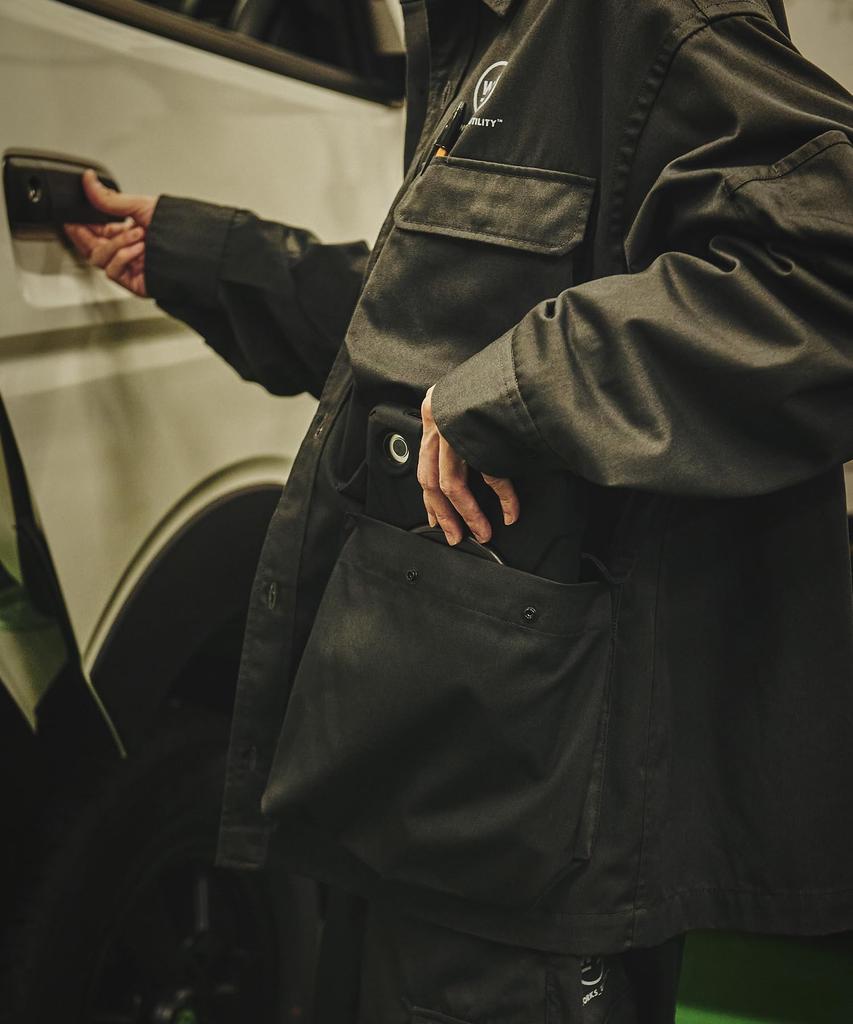 GORDON MILLER Унисекс Рабочая рубашка VIBTEX Размер 1 M Размер Угольно-серый 1767072 WORKS_UTILITY (Эквивалент JP)