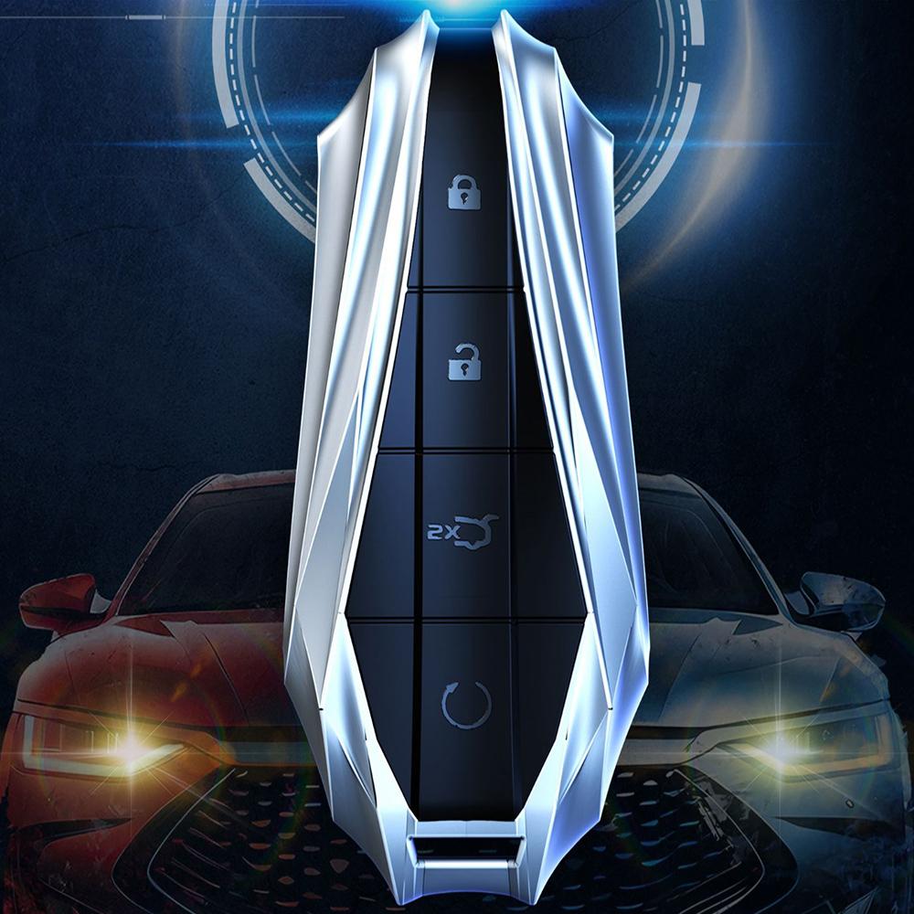 Чехол-брелок из цинкового сплава для автомобиля Byd Song Pro Plus Max Dmi Ev Seal Dolphin Пульт дистанционного управления Ключ Автоаксессуары