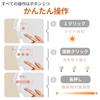 PRIDEMII Magnifying LED Bath Mirror with Lithium Battery for Power Easy Continuously Adjustable 3 Light Bathroom Mirror Double-Sided Built-in