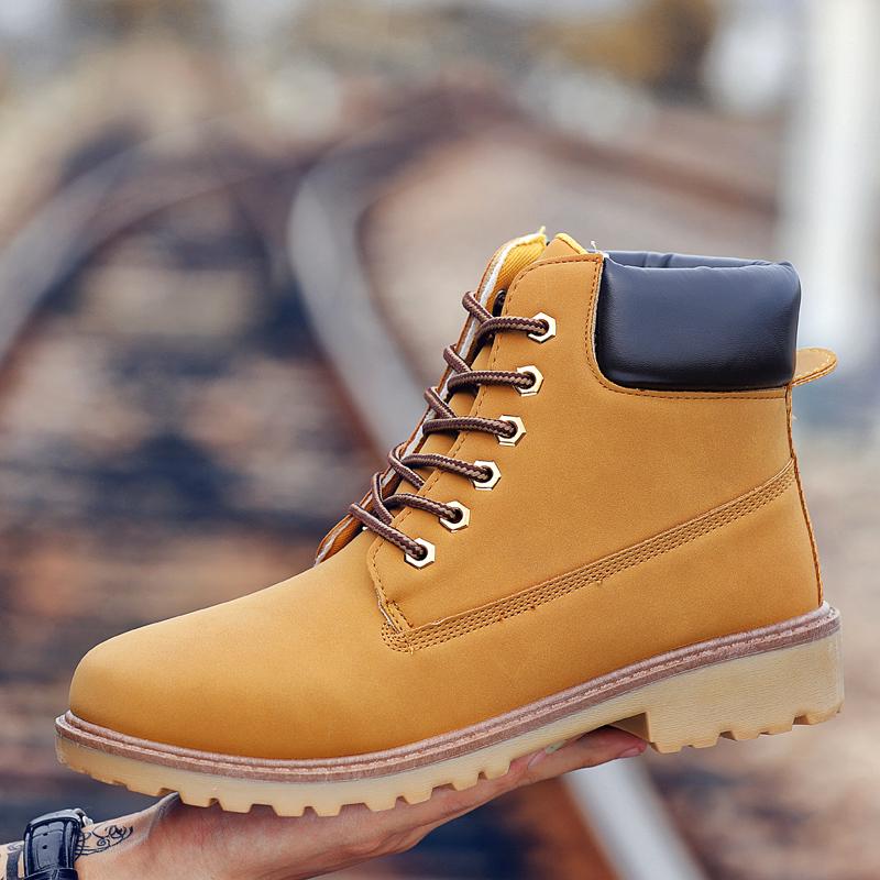 Men's Fall Winter Boots Leather Boots Large Size Men's Boots