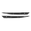 For MG ZS HS GT HECTOR MG3 MG5 MG6 MG7 2pcs Auto Door Fender Side Blade Badge Car Body Anti Scratch Metal Sticker io8