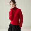 Women's 100% Pure Cashmere Slim-Fit Turtleneck Sweater - Long Sleeve Knit Base Layer for Autumn/Winter