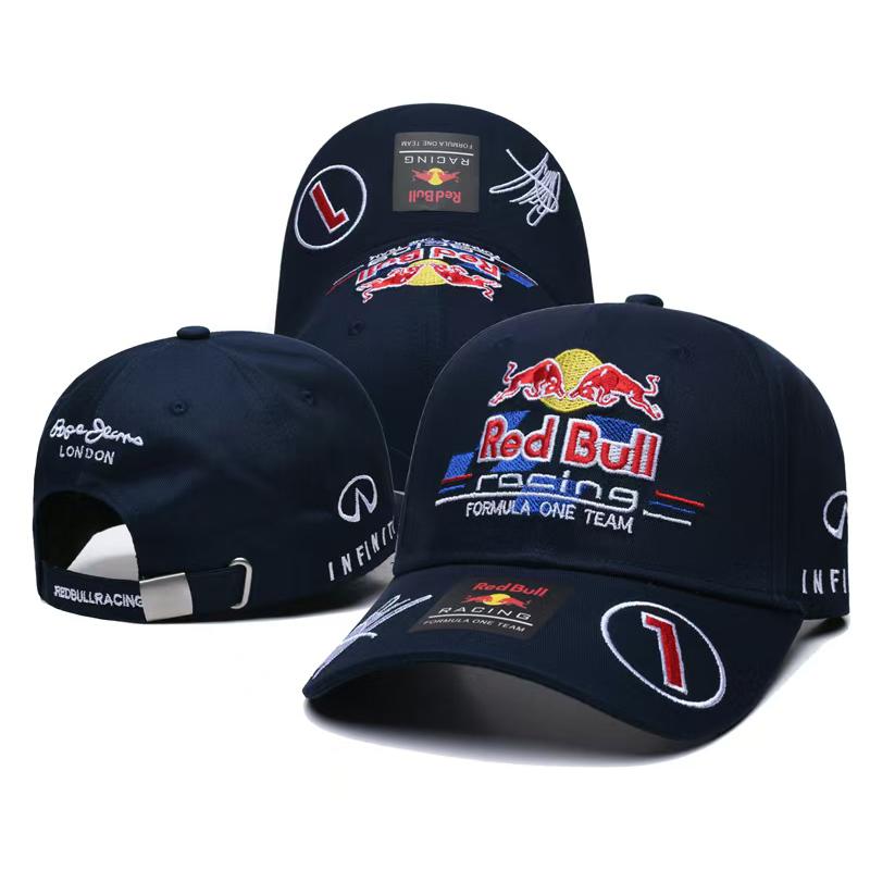 Red Bull Бейсболка гоночной команды Формулы 1 Макс Ферстаппен #1 Вышитая Регулируемая Кепка