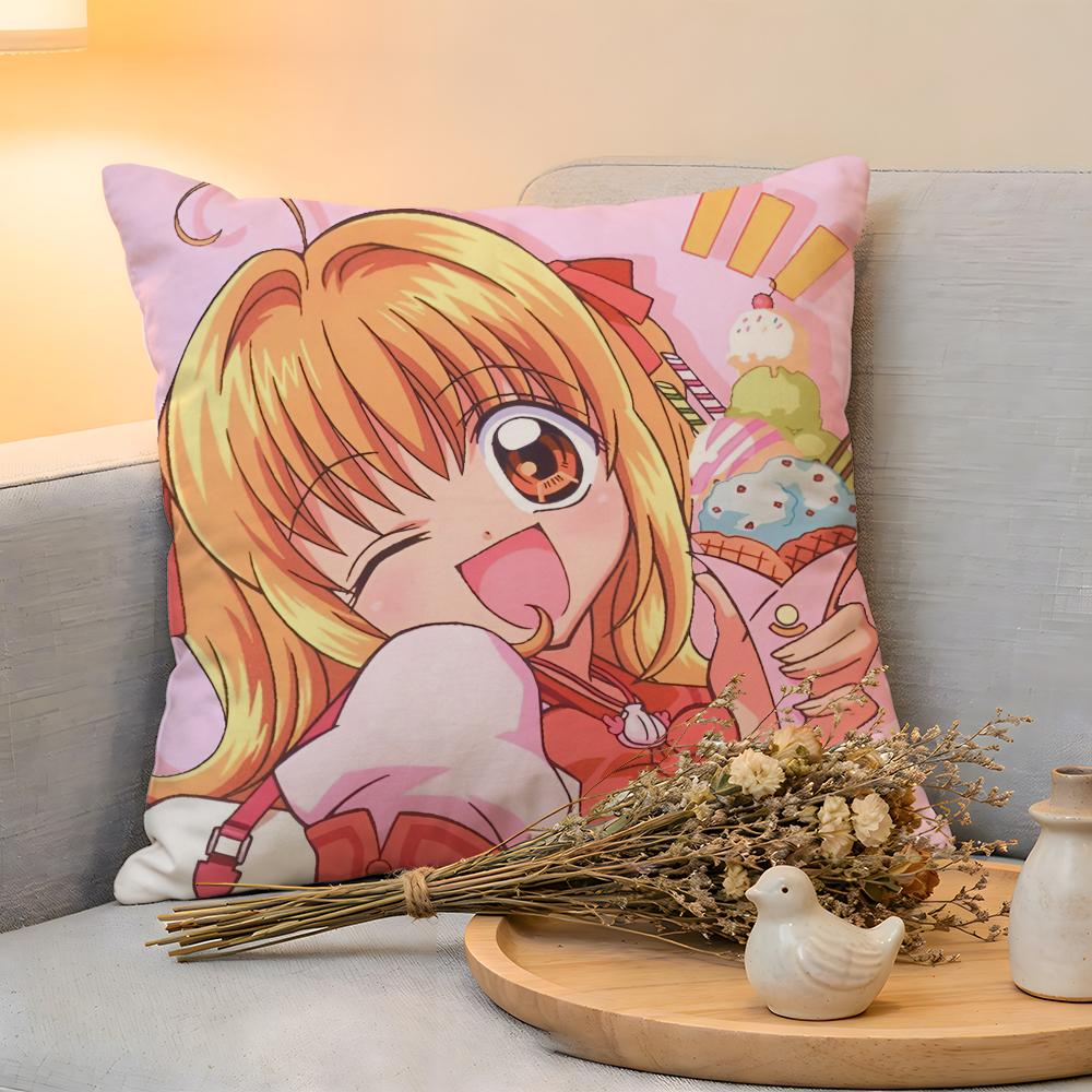 Cushion Cover Linen SkinFriendly Soft Decorative Case For Sofa Home Decor Mermaid Melody Pichi Pichi Pitch Pillow cover