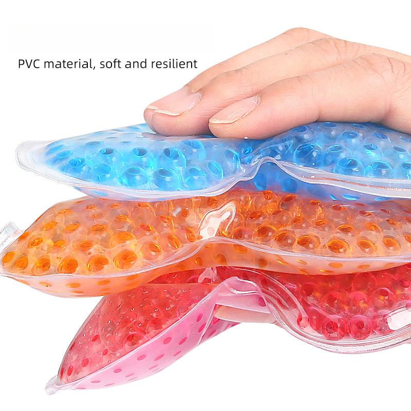 Гелевые круглые бусины в форме сердца Горячие и холодные пакеты со льдом Уход за глазами Успокоение зубов Пакеты со льдом для ухода за глазами Многоразовые