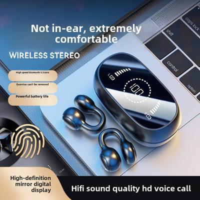 Bluetooth-наушники Тонкий цифровой дисплей не доходит до уха Супер хорошее качество звука Шумоподавляющие наушники