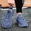 2024 Men's Mesh Sneakers Lightweight Running Shoes Summer Mesh Sneakers Breathable Thick Sole Comfort Trainers Chaussure Homme