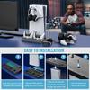 Подставка для охлаждения и зарядки консоли PS5/Slim/Pro с двухфункциональным вентилятором