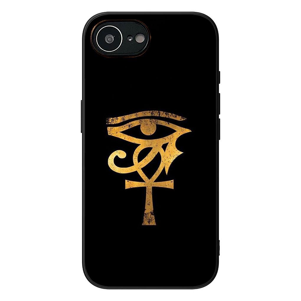 Soft Cover for Apple iPhone 13 12 Mini XS 11 Pro Max 7 8 Plus + XR SE 2022 2020 SE3 Coque Phone Case Egypt Nefertiti Anubis Ankh