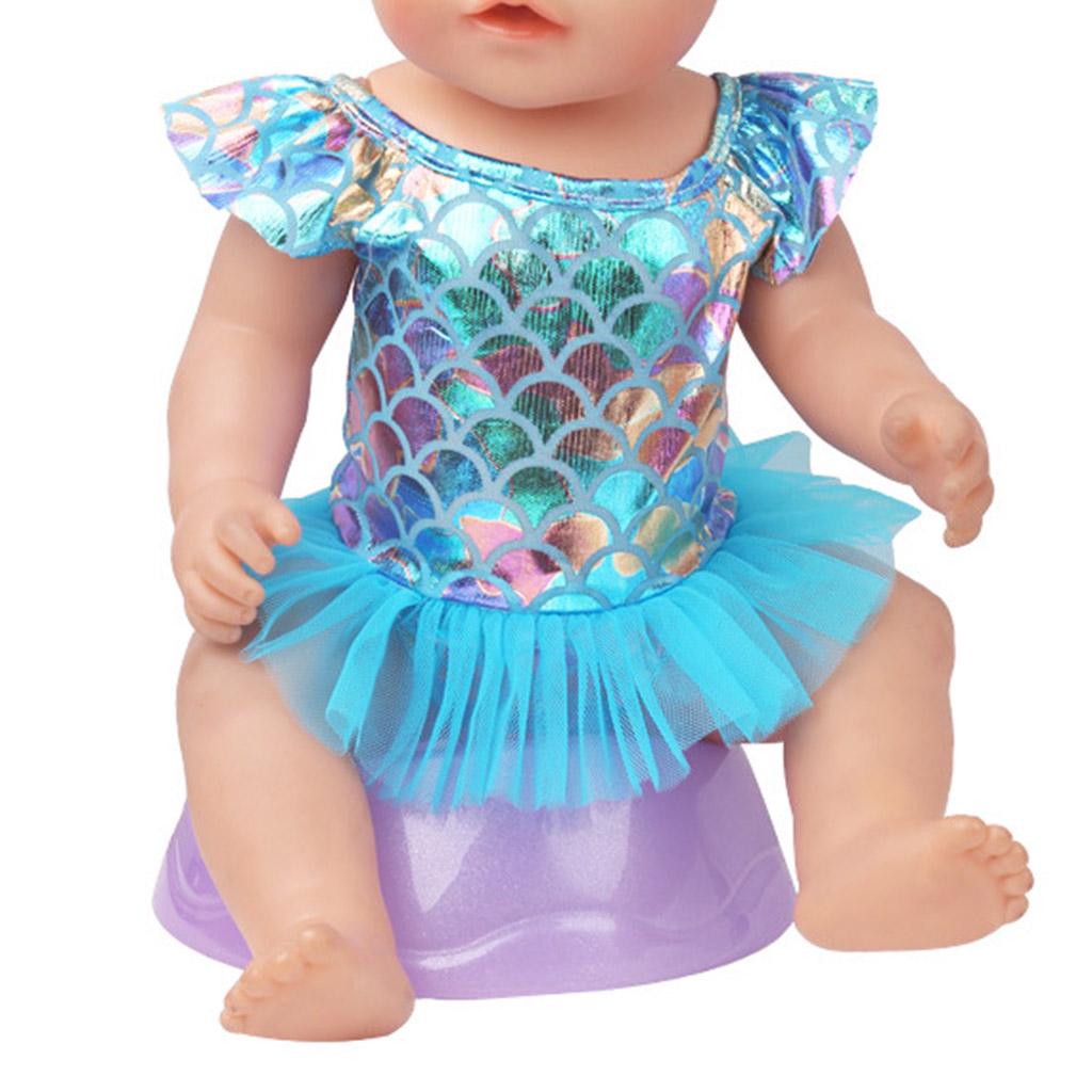 Одежда купальник и панамка для кукол размером 43 см