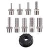 S60x6 Coarse Thread IBC Water Tank Adapter 6/8/10/12/14/16/18/20/25mm 304 Stainless Steel Spout Replacement Water Tank Fittings