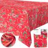 Stain-resistant Christmas tablecloth 180x130 cm