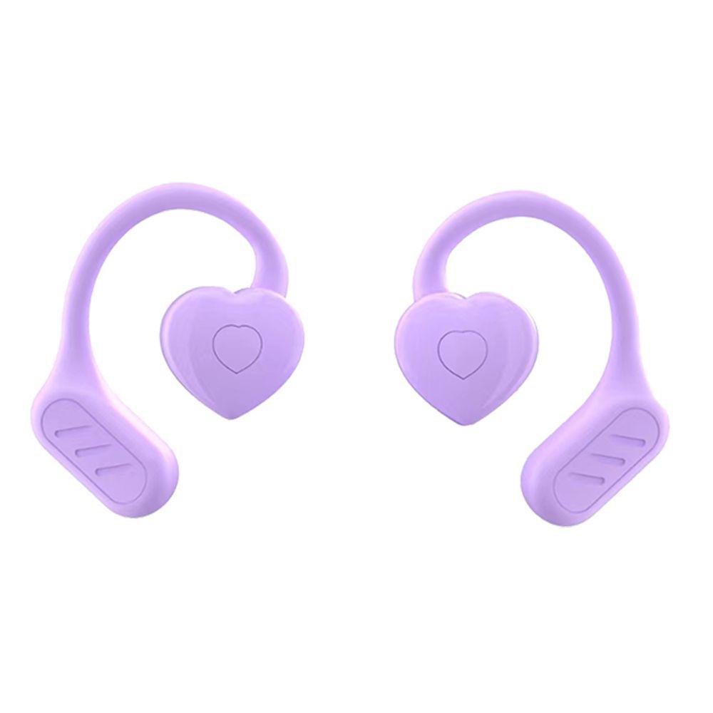 Беспроводные Bluetooth 5.3 наушники в форме сердца с низкой задержкой и дизайном с ушным крючком для игр