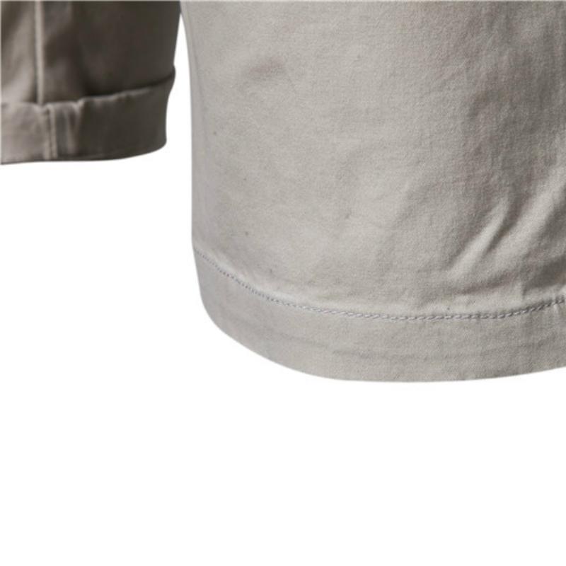 Летние мужские шорты, повседневные брюки, мужские штаны, удобные хлопковые мужские брюки высокого качества, простые деловые модные тонкие брюки