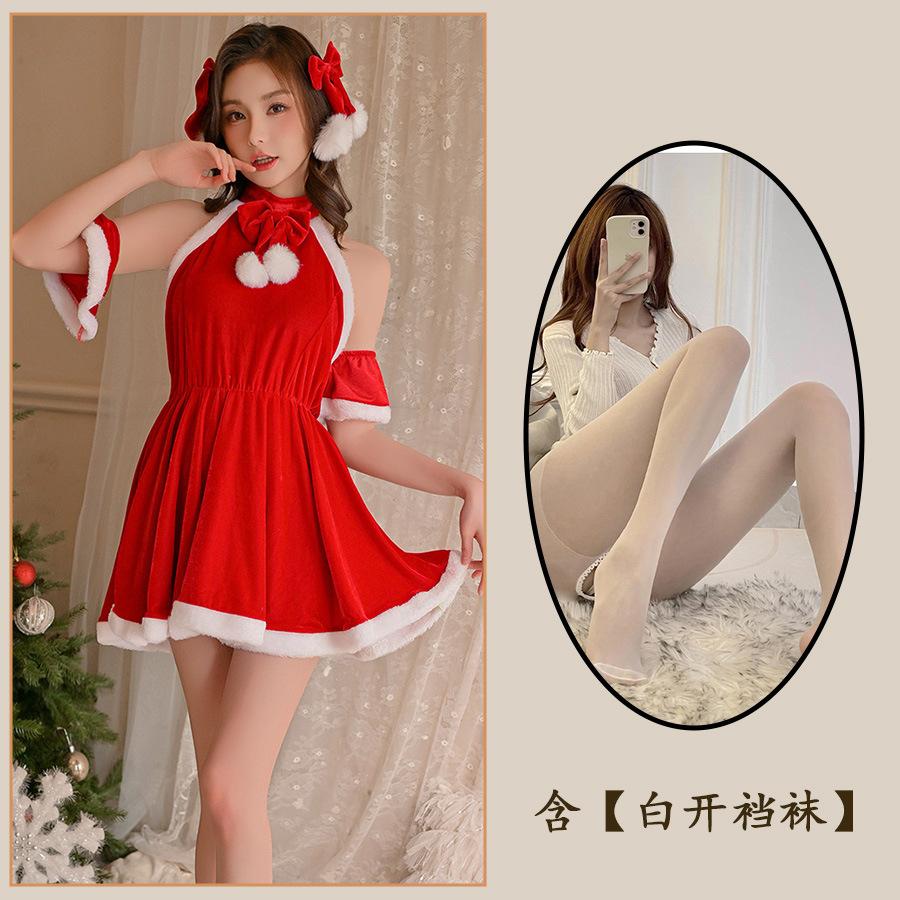 Сексуальная одежда Сексуальное платье большого размера Рождественское платье Косплей Униформа Соблазнение Горячий Набор платьев для страсти