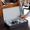 Multiple Slots Classic Style Portable Storage Bag For Watch Protection Zipper Watch Box For Home Storage Holiday Gift