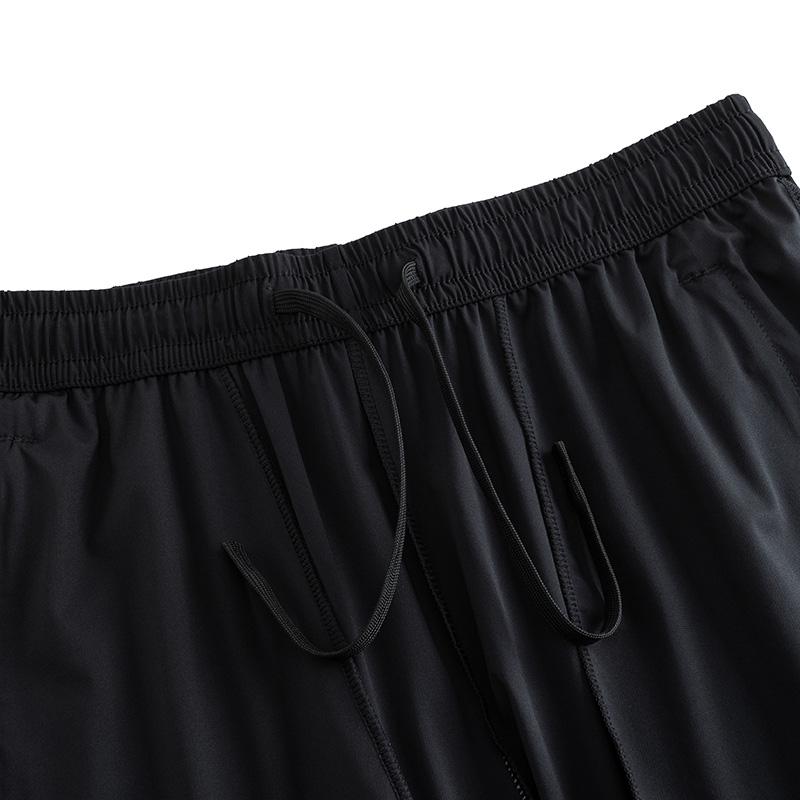 Anta Баскетбольная серия Повседневные Простые Однотонные Прямые Дышащие Трикотажные Спортивные Штаны Мужские низ Базовый-Черный 152521353-2