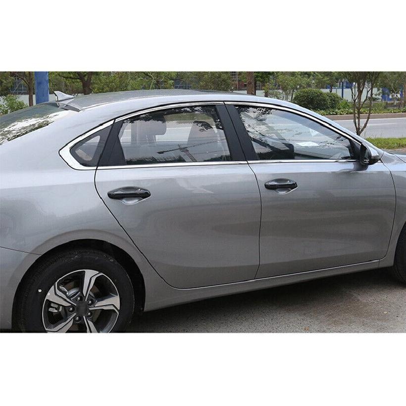 For Kia Forte K3 19-2024 Carbon Fiber Exterior Side Door Handle Cover Trim 5PC