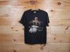 Vintage Oklahoma Native Indian Horse Nature Black Single Stitch T-Shirt Adult Size Medium