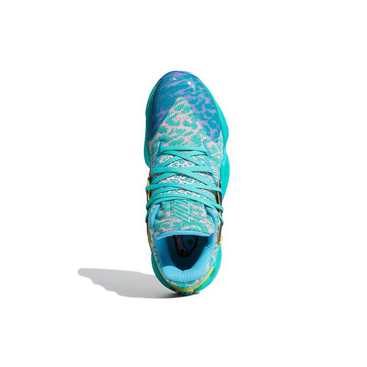 adidas Харден Вол. 4 GCA Shock Mint Мужские кроссовки Синие светло-розовые ярко-желтые FY0894