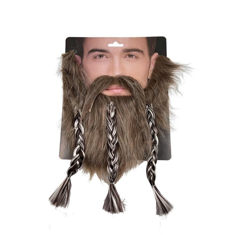 Novelty Realistic Fake Beard Natural Pirate Beard Mask Lightweight False Moustache for Halloween