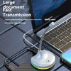 Профессиональный USB-конденсаторный микрофон для ПК с LED-подсветкой для компьютера, ноутбука