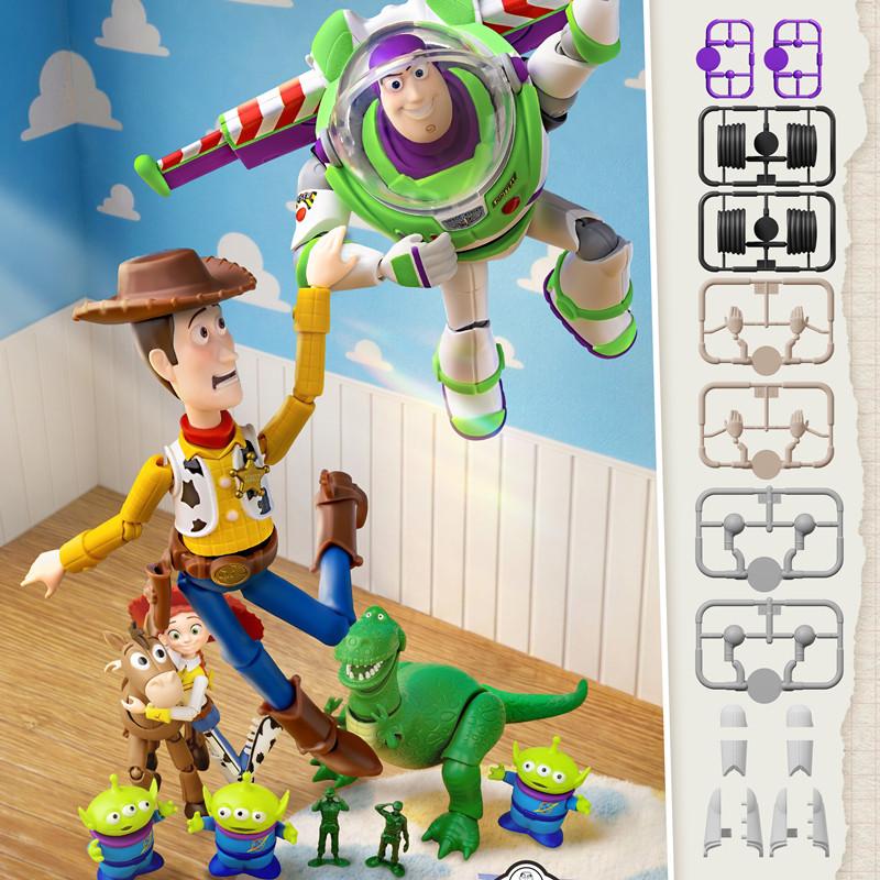 Pixar Animation Вуди Джесси Базз Лайтер Рекс Фигурка Действия Собранные Игрушки Сюрприз Подарки