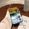 Чехол для телефона Funda для Xiaomi Mi 10T 11T 13 Lite 12X 11 12 14 12T Pro Креативный масляный пейзаж