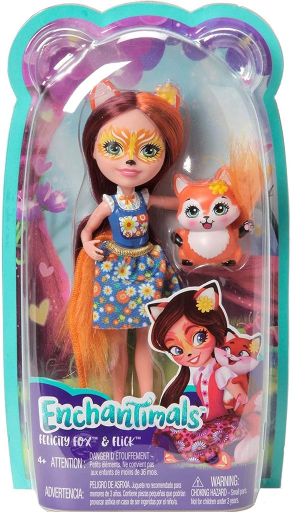 ENCHANTIMALS Куклы Main Heroes and Friends, маленькие куклы размером 6 дюймов (15 см) в ассортименте.